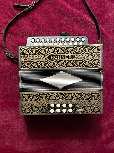 Hohner pokerwork melodeon - pokerwork,